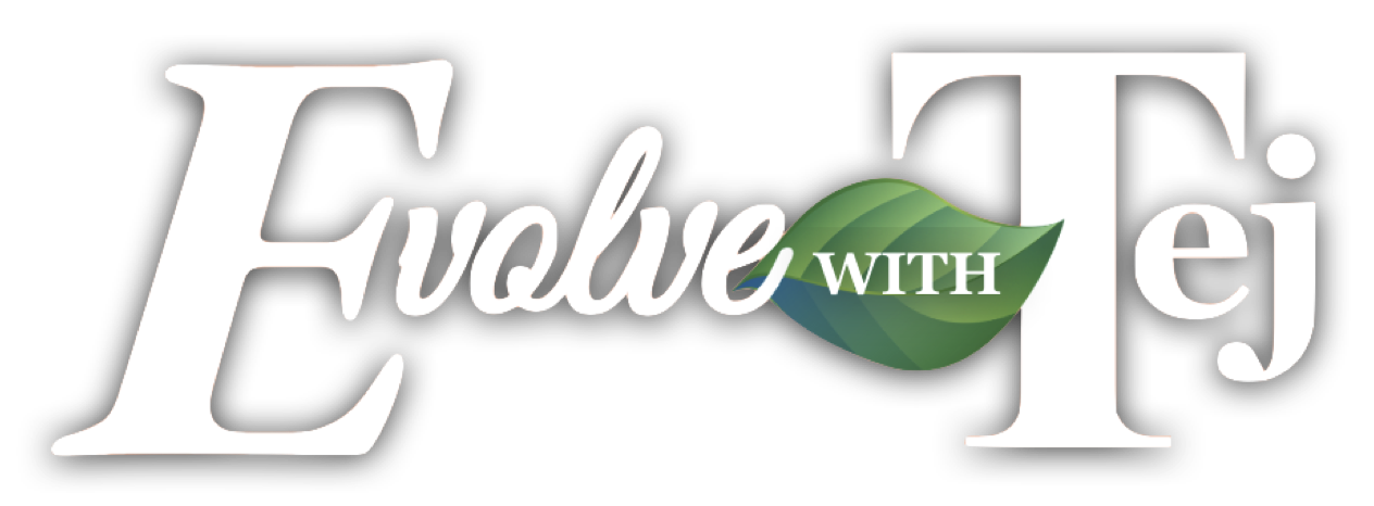 Evolve with Tej logo