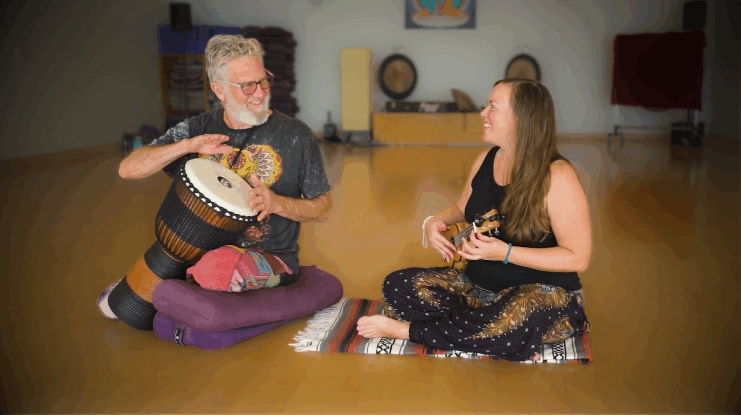 Tej & Ray Music Tej & Ray leading a fall equinox meditation and sound bath (online ritual).